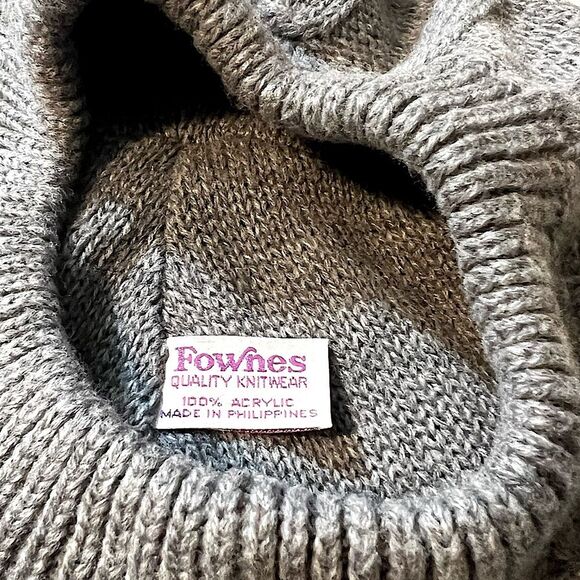 VTG 90s Knitted Beret Tam Beanie Winter Hat - Picture 6 of 6